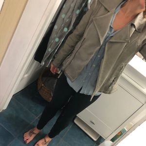 Max Studio Faux Leather Jacket